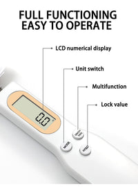 Cuillères à mesurer. Balance de Cuisine Électronique avec écran LCD