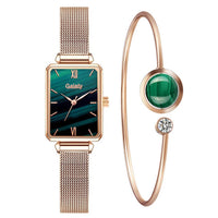 GAIETY— Montre à Quartz et Bracelet Tendance pour Femme