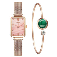 GAIETY— Montre à Quartz et Bracelet Tendance pour Femme