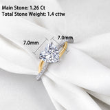 UNE TRÉS JOLIE BAGUE ORIGINALE EN FORME DE COEUR INFINI, EN ARGENT STERLING 925 AVEC UNE TOUCHE D'Or JAUNE POUR FEMME